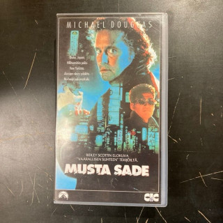 Musta sade VHS (VG+/M-) -toiminta/jännitys-